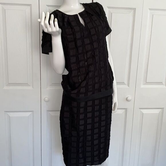 🔥JCREW 2 pc Set top Small & skirt 6 black New - Picture 1 of 7